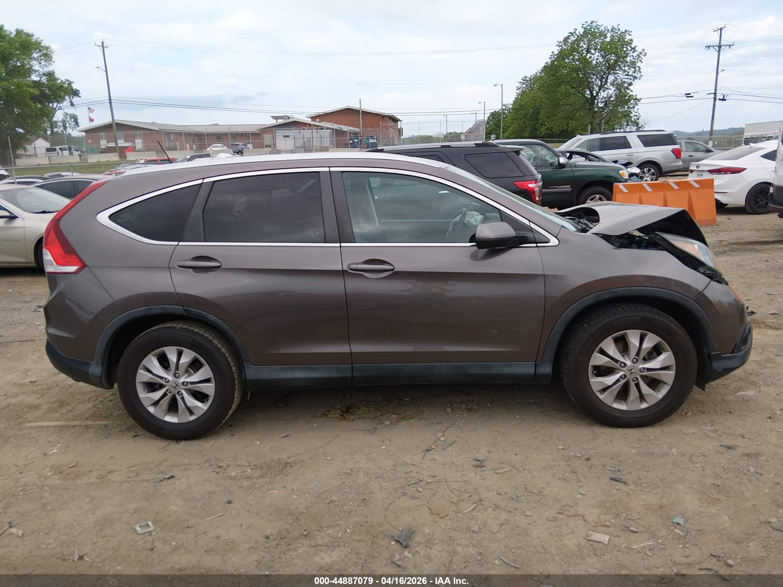 2014 Honda Cr-v Ex-l Brown vin: 2HKRM3H79EH529374