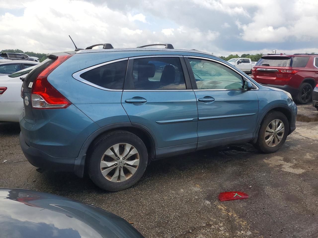 2014 Honda Cr-v Turquoise vin: 2HKRM3H79EH541931