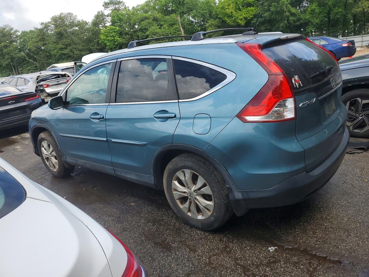 2014 Honda Cr-v Turquoise vin: 2HKRM3H79EH541931