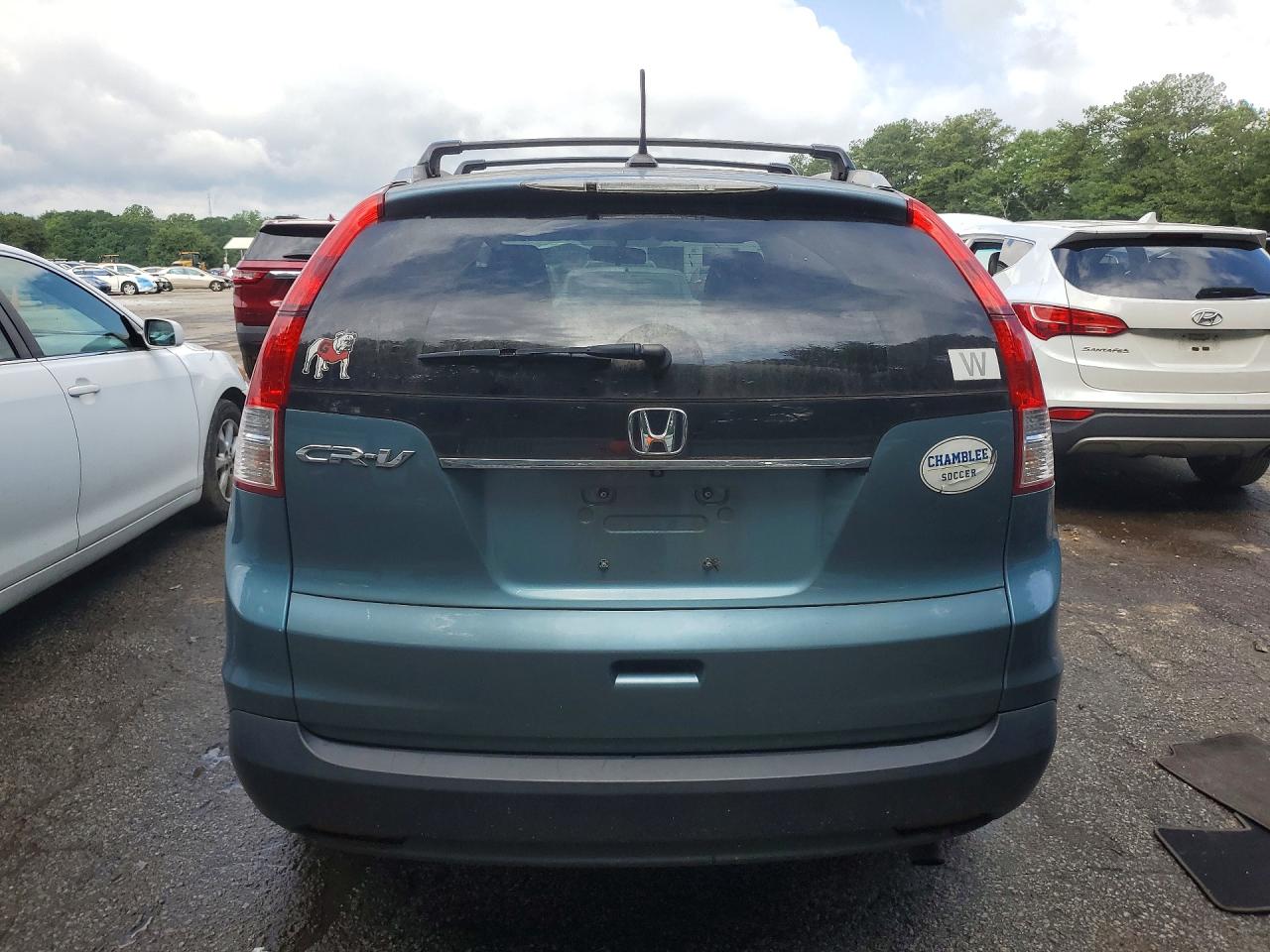 2014 Honda Cr-v Turquoise vin: 2HKRM3H79EH541931