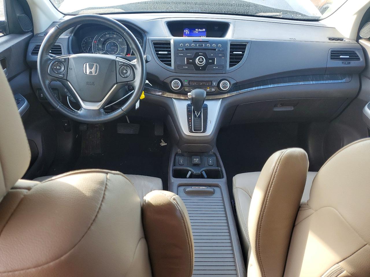 2014 Honda Cr-v Exl Brown vin: 2HKRM3H79EH546837