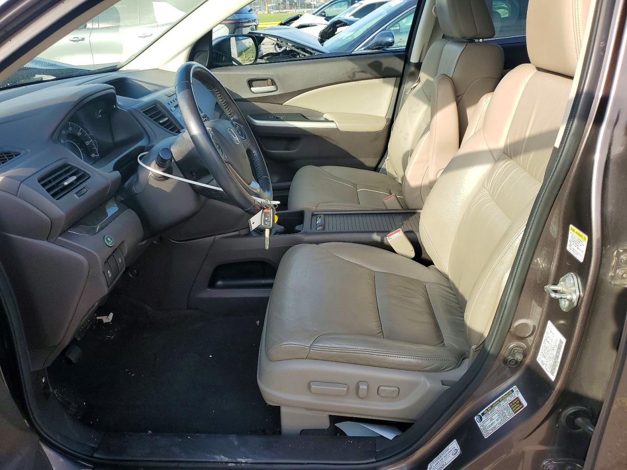 2014 Honda Cr-v Exl Brown vin: 2HKRM3H79EH546837