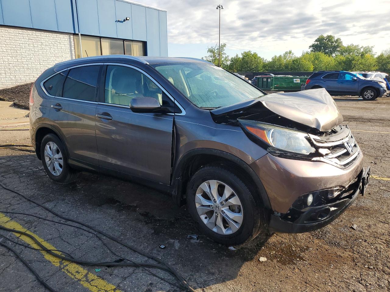 2014 Honda Cr-v Exl Brown vin: 2HKRM3H79EH546837