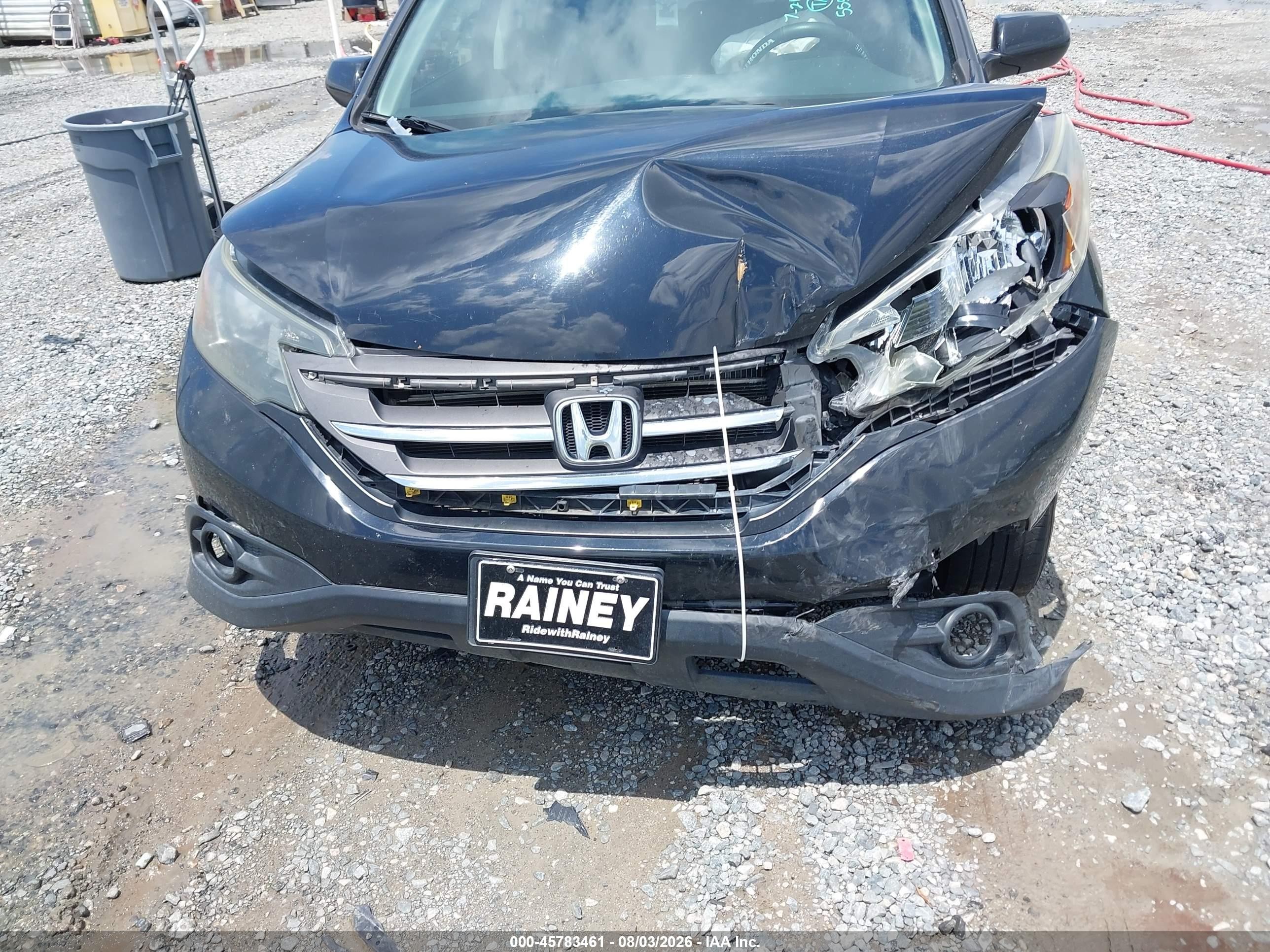 2014 Honda Cr-v Ex-l Black vin: 2HKRM3H79EH555781