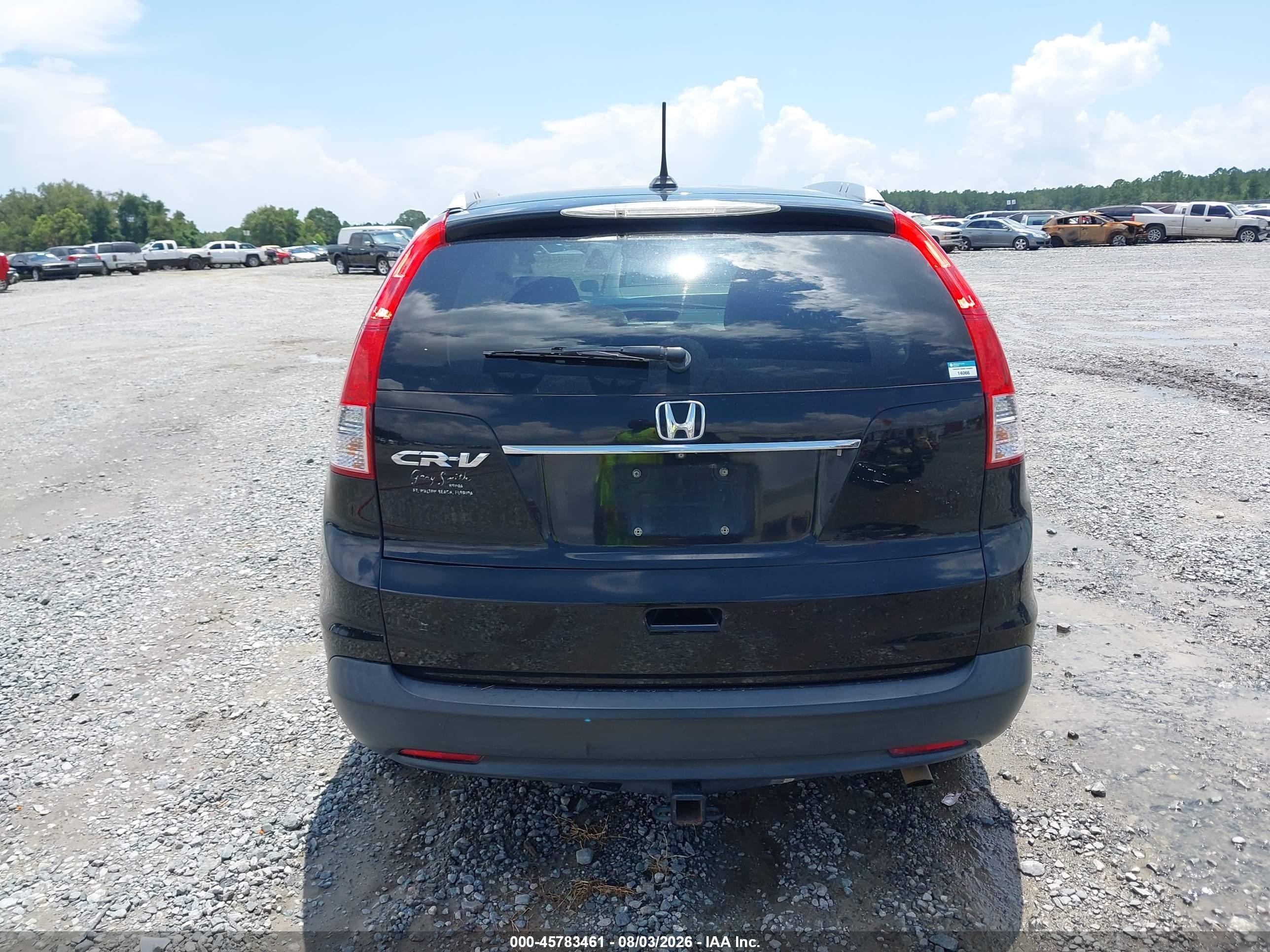 2014 Honda Cr-v Ex-l Black vin: 2HKRM3H79EH555781