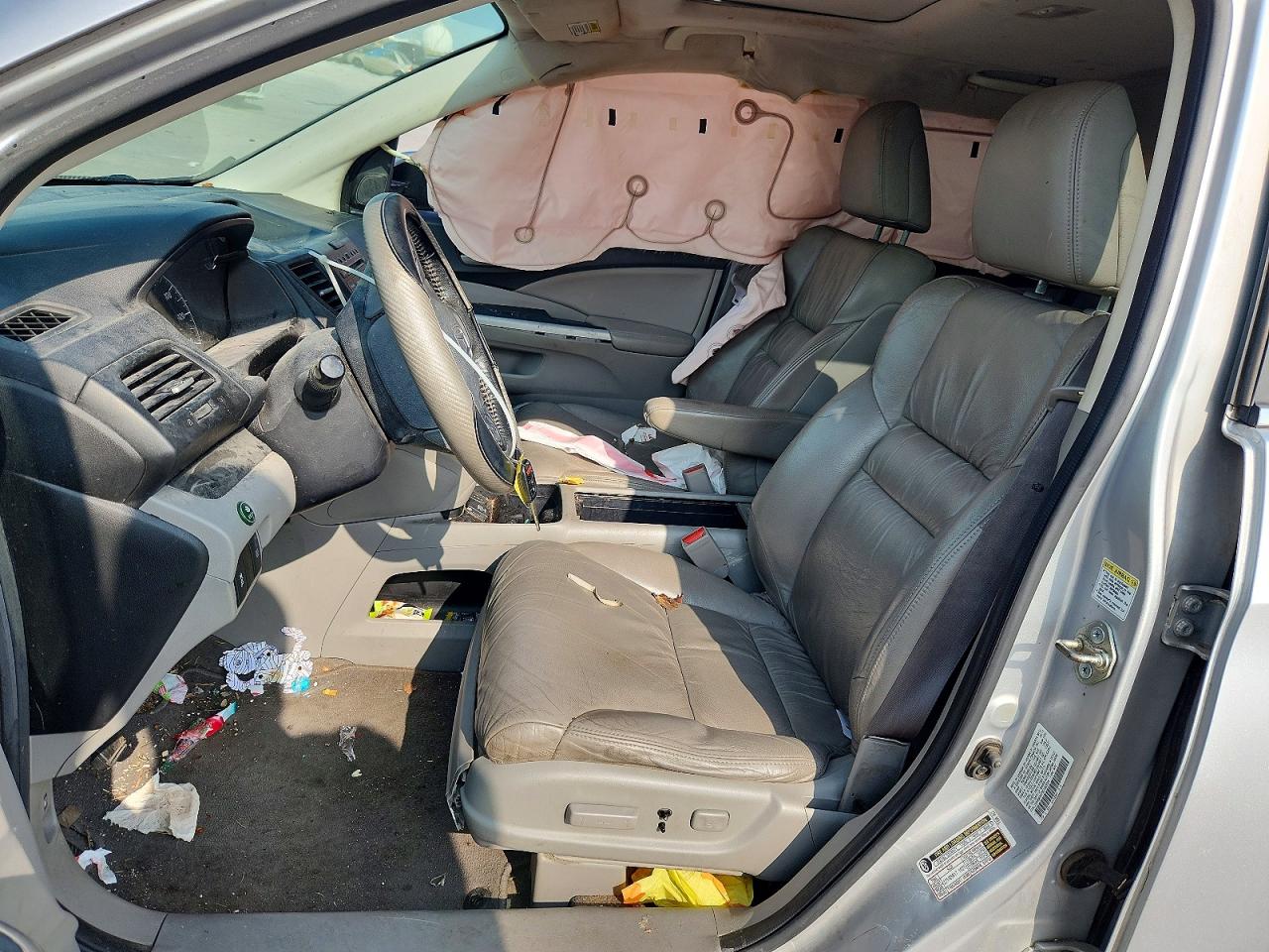 2014 Honda Cr-v Exl Silver vin: 2HKRM3H79EH565534