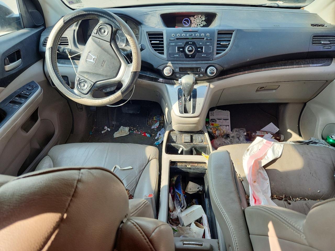 2014 Honda Cr-v Exl Silver vin: 2HKRM3H79EH565534