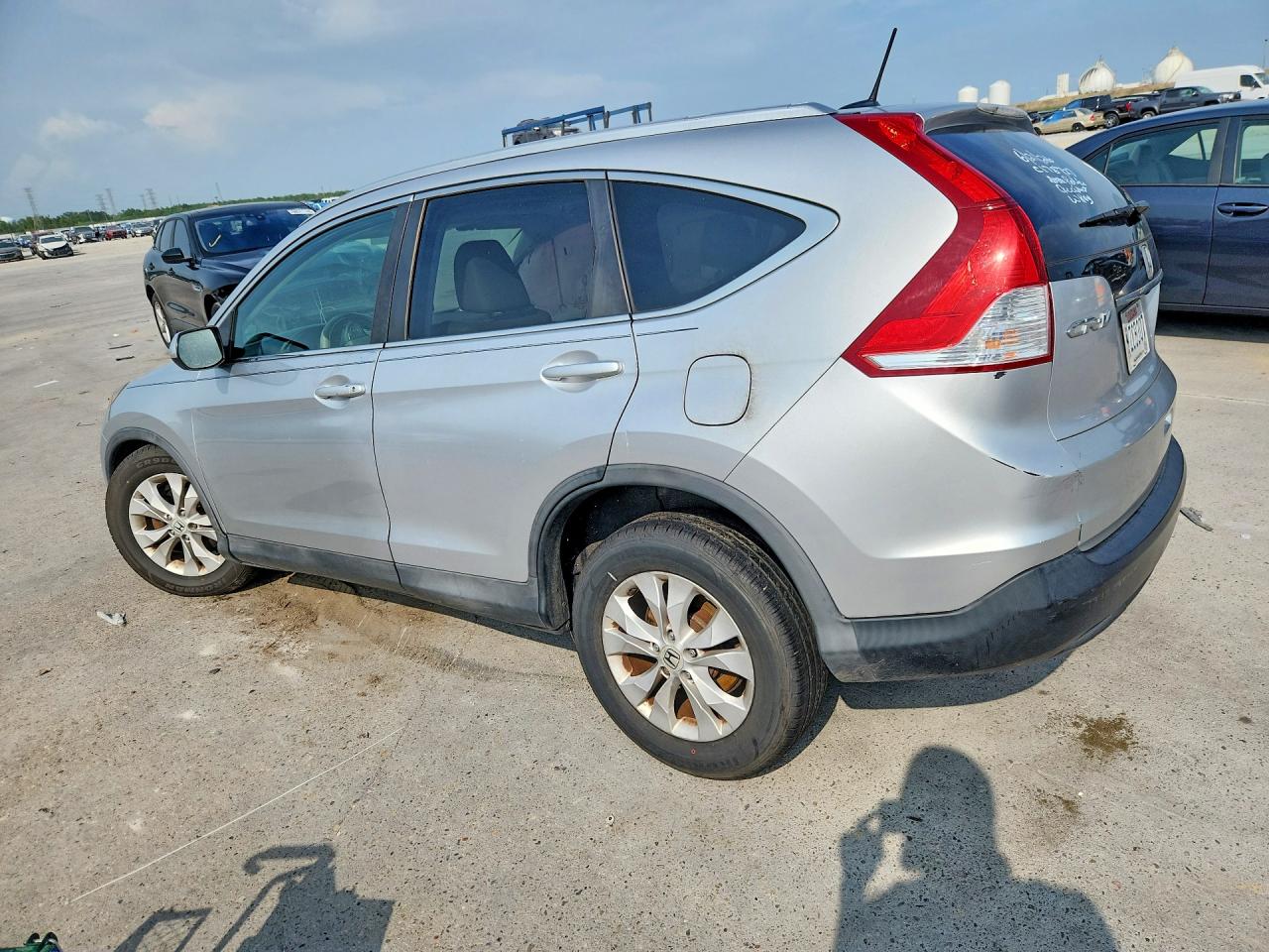 2014 Honda Cr-v Exl Silver vin: 2HKRM3H79EH565534