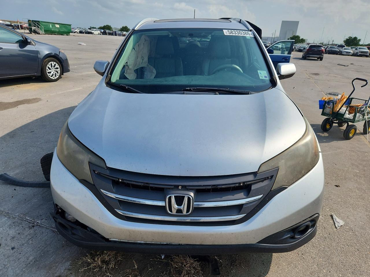 2014 Honda Cr-v Exl Silver vin: 2HKRM3H79EH565534