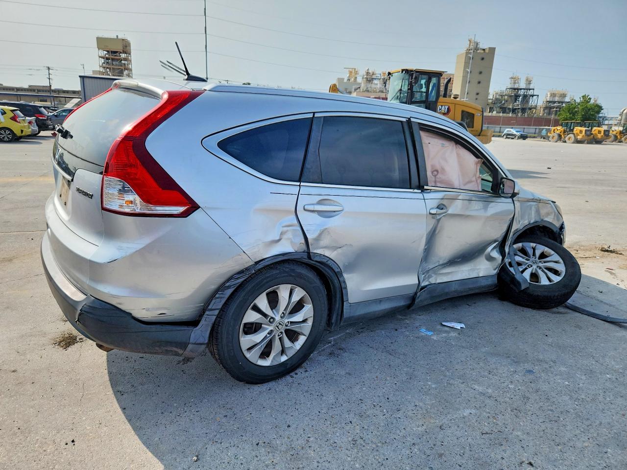 2014 Honda Cr-v Exl Silver vin: 2HKRM3H79EH565534