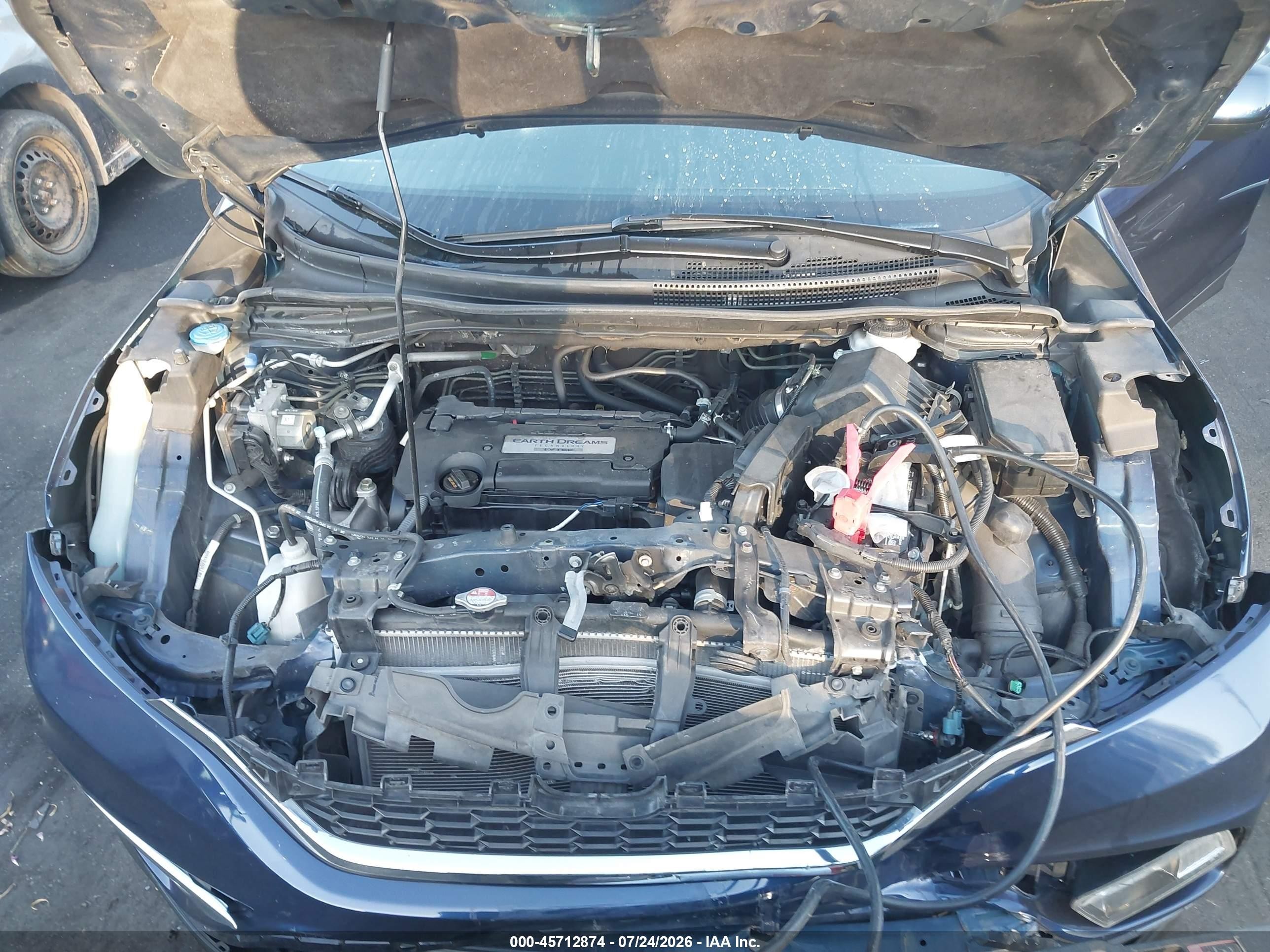 2015 Honda Cr-v Ex-l Blue vin: 2HKRM3H79FH522653