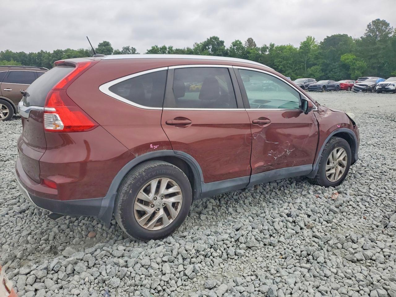2015 Honda Cr-v Exl Maroon vin: 2HKRM3H79FH540523