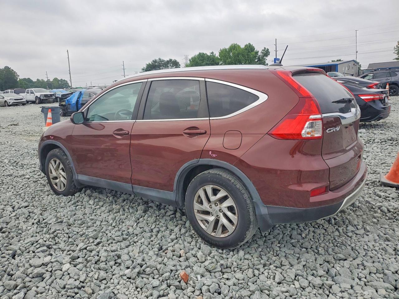 2015 Honda Cr-v Exl Maroon vin: 2HKRM3H79FH540523