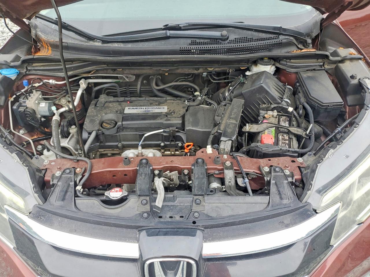2015 Honda Cr-v Exl Maroon vin: 2HKRM3H79FH540523