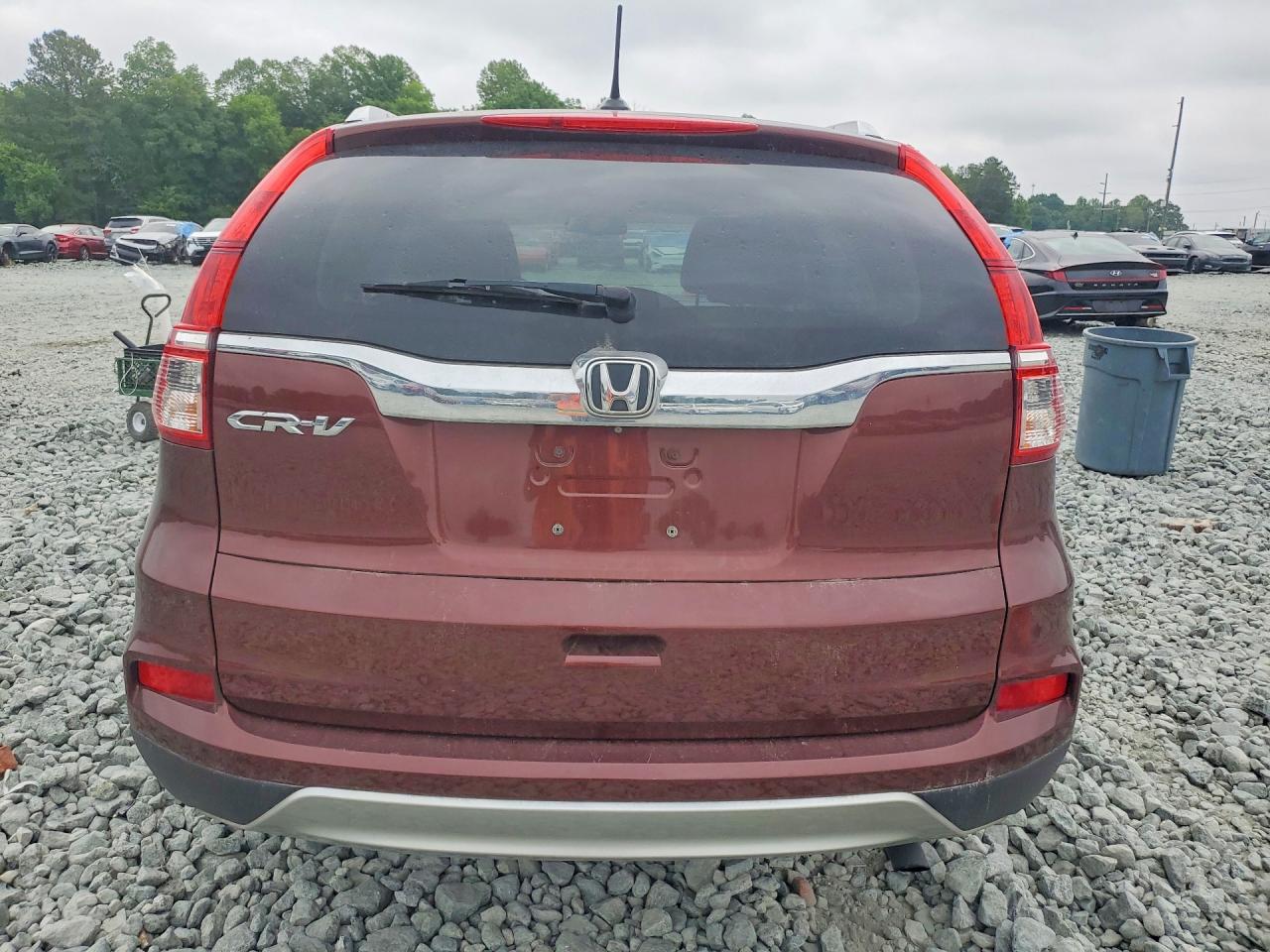 2015 Honda Cr-v Exl Maroon vin: 2HKRM3H79FH540523