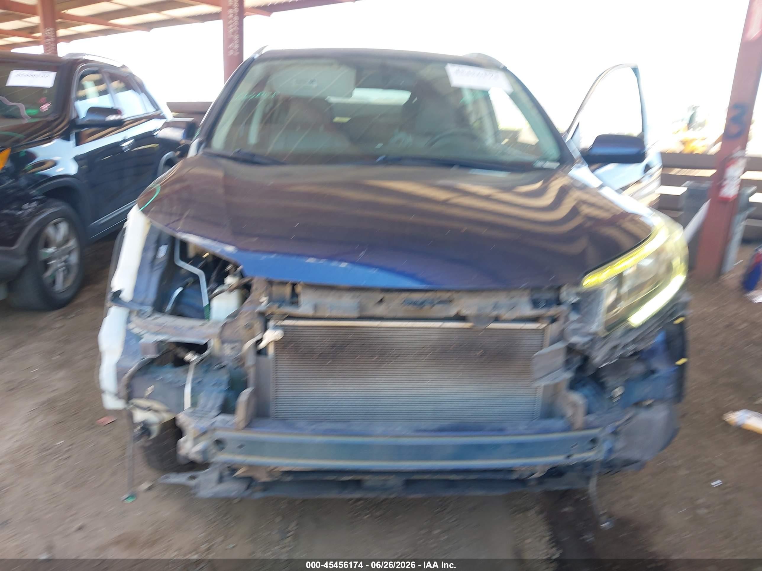 2015 Honda Cr-v Ex-l Blue vin: 2HKRM3H79FH543793