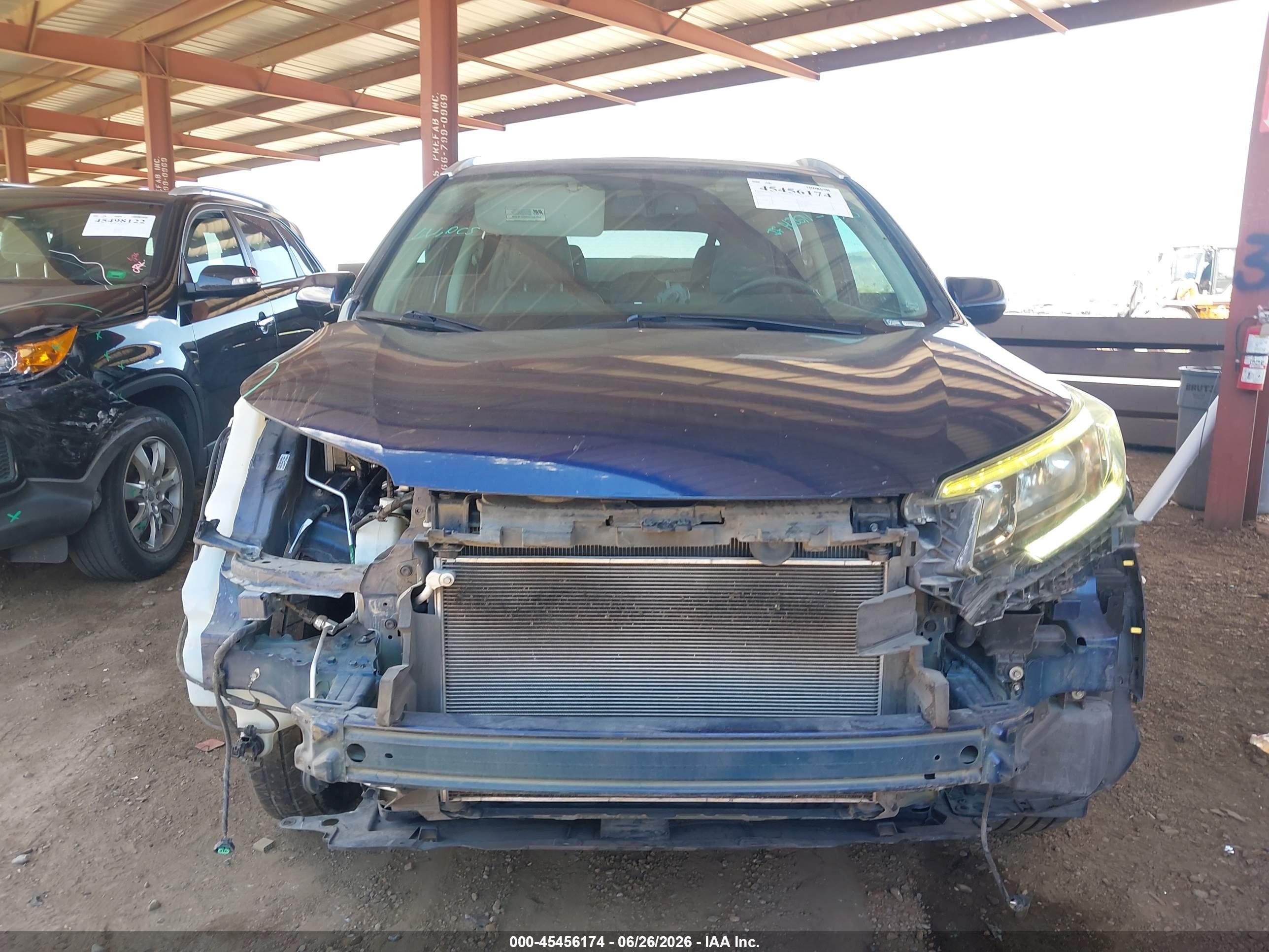 2015 Honda Cr-v Ex-l Blue vin: 2HKRM3H79FH543793