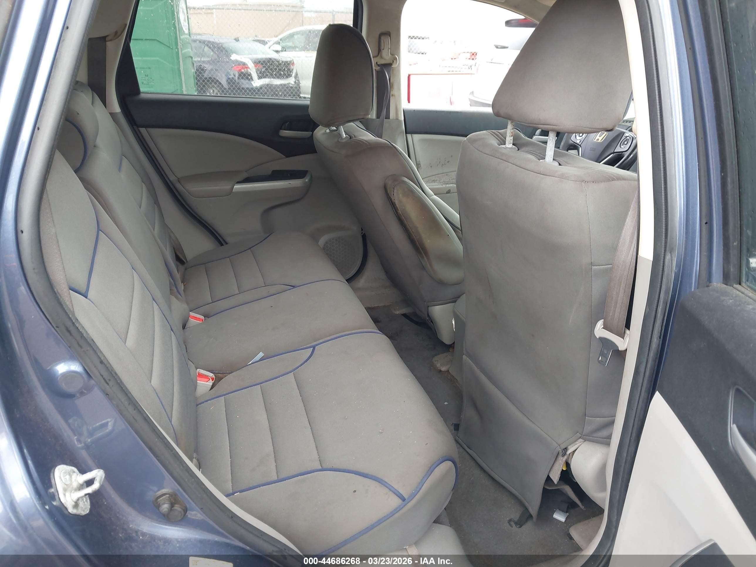 2013 Honda Cr-v Ex-l Blue vin: 2HKRM3H7XDH506958