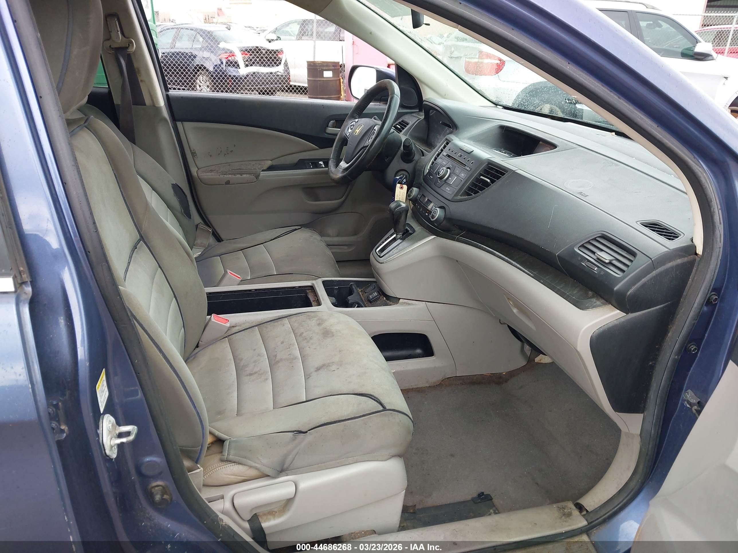 2013 Honda Cr-v Ex-l Blue vin: 2HKRM3H7XDH506958
