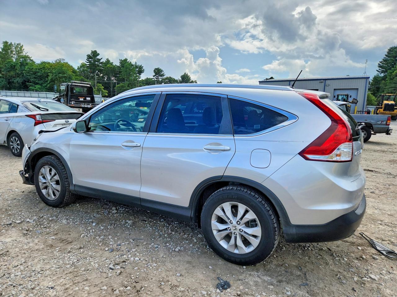 2013 Honda Cr-v Exl Silver vin: 2HKRM3H7XDH508256