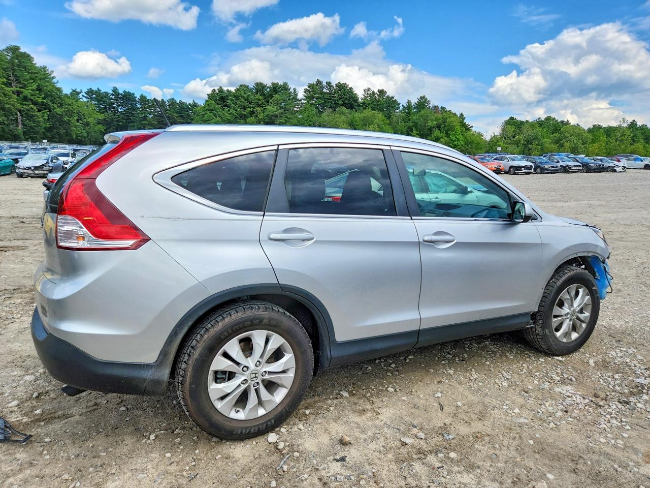 2013 Honda Cr-v Exl Silver vin: 2HKRM3H7XDH508256