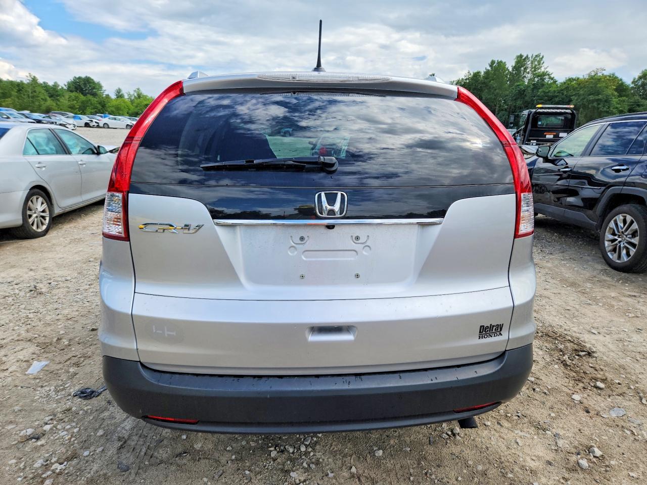 2013 Honda Cr-v Exl Silver vin: 2HKRM3H7XDH508256