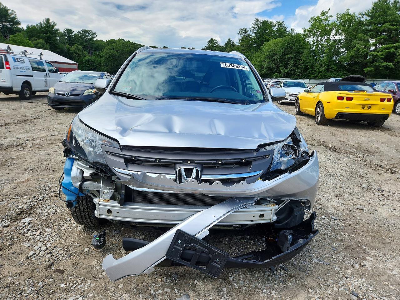 2013 Honda Cr-v Exl Silver vin: 2HKRM3H7XDH508256