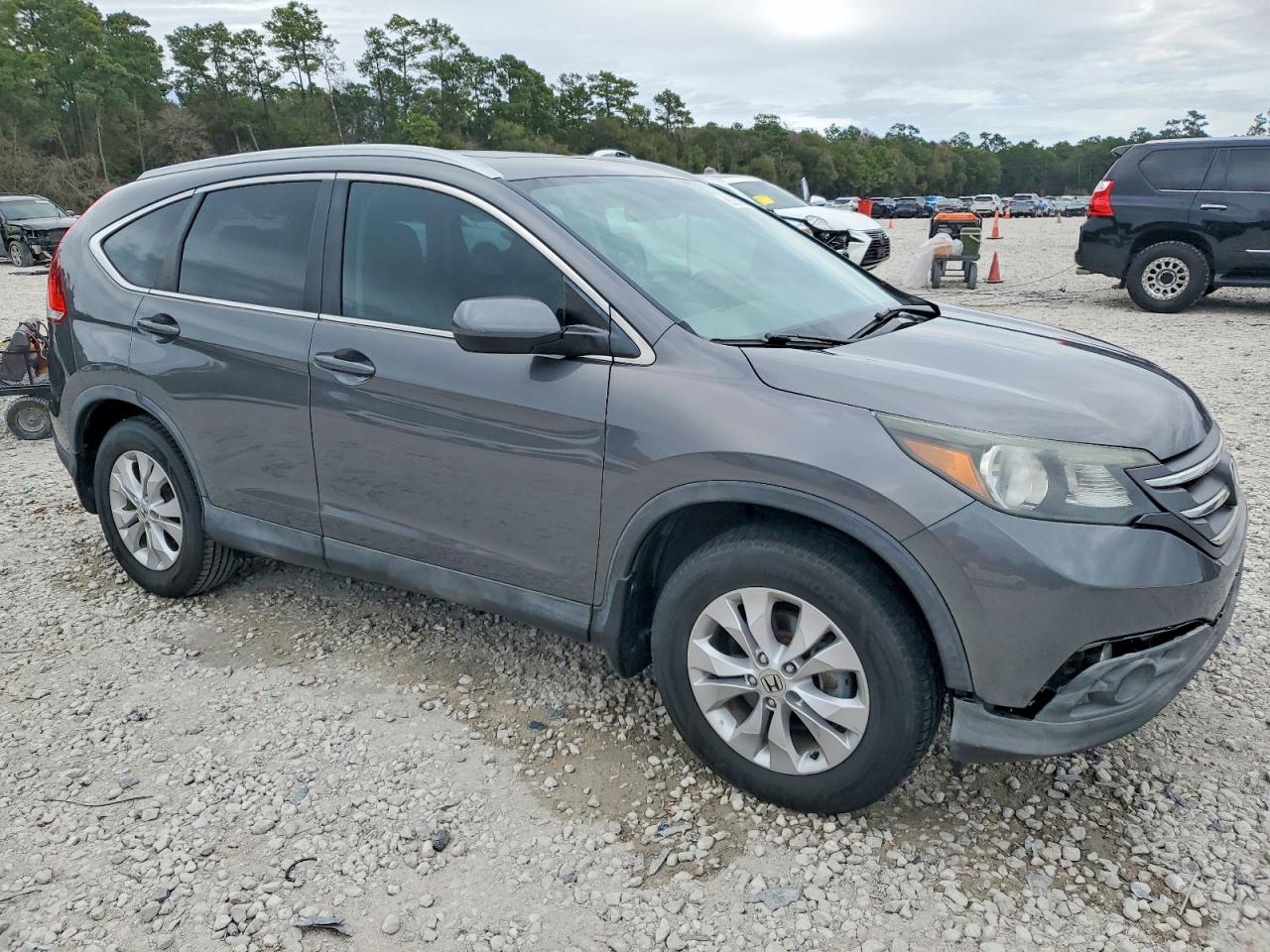 2014 Honda Cr-v Exl Gray vin: 2HKRM3H7XEH521266