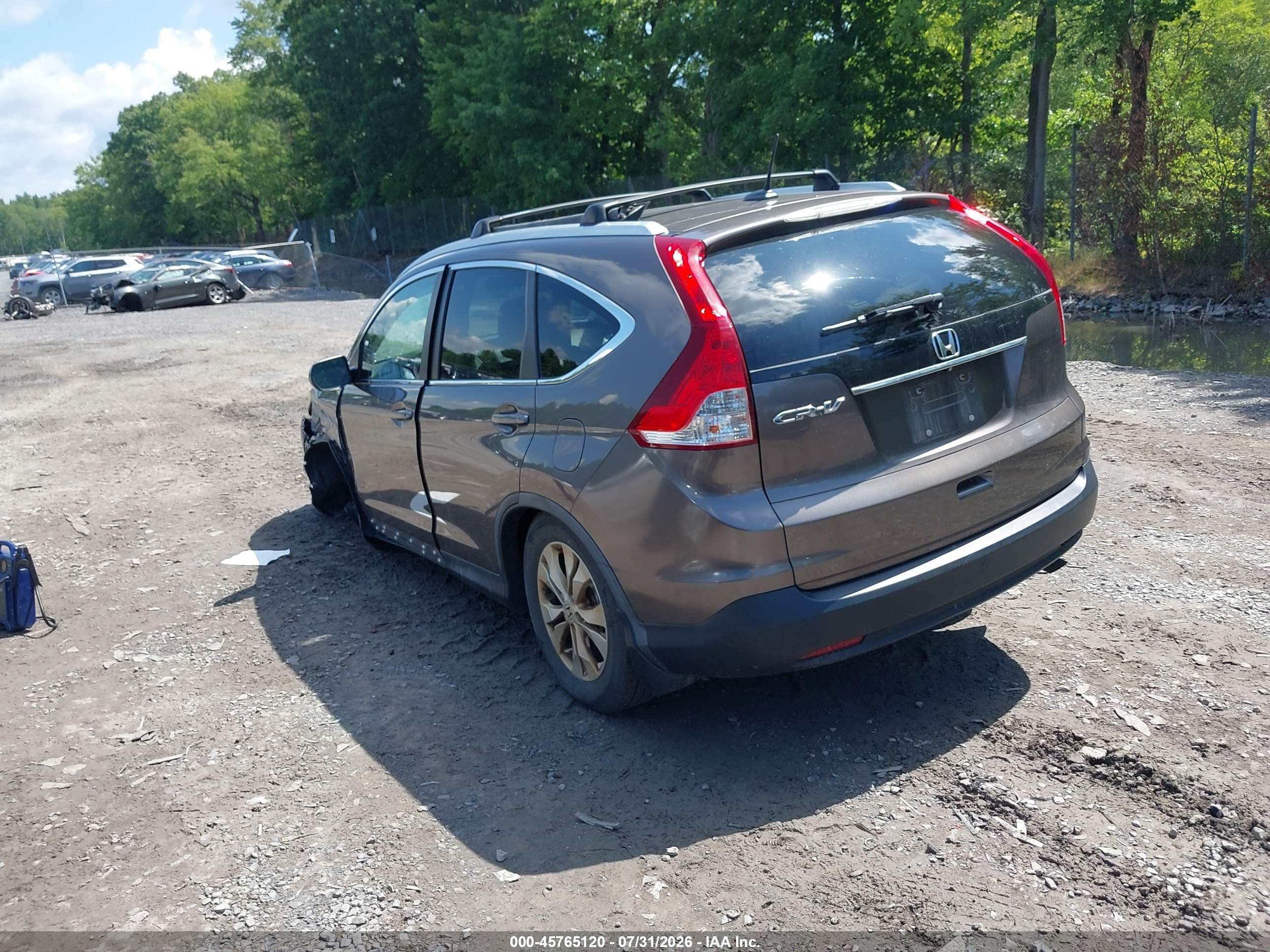 2014 Honda Cr-v Ex-l Желто-коричневый vin: 2HKRM3H7XEH529383