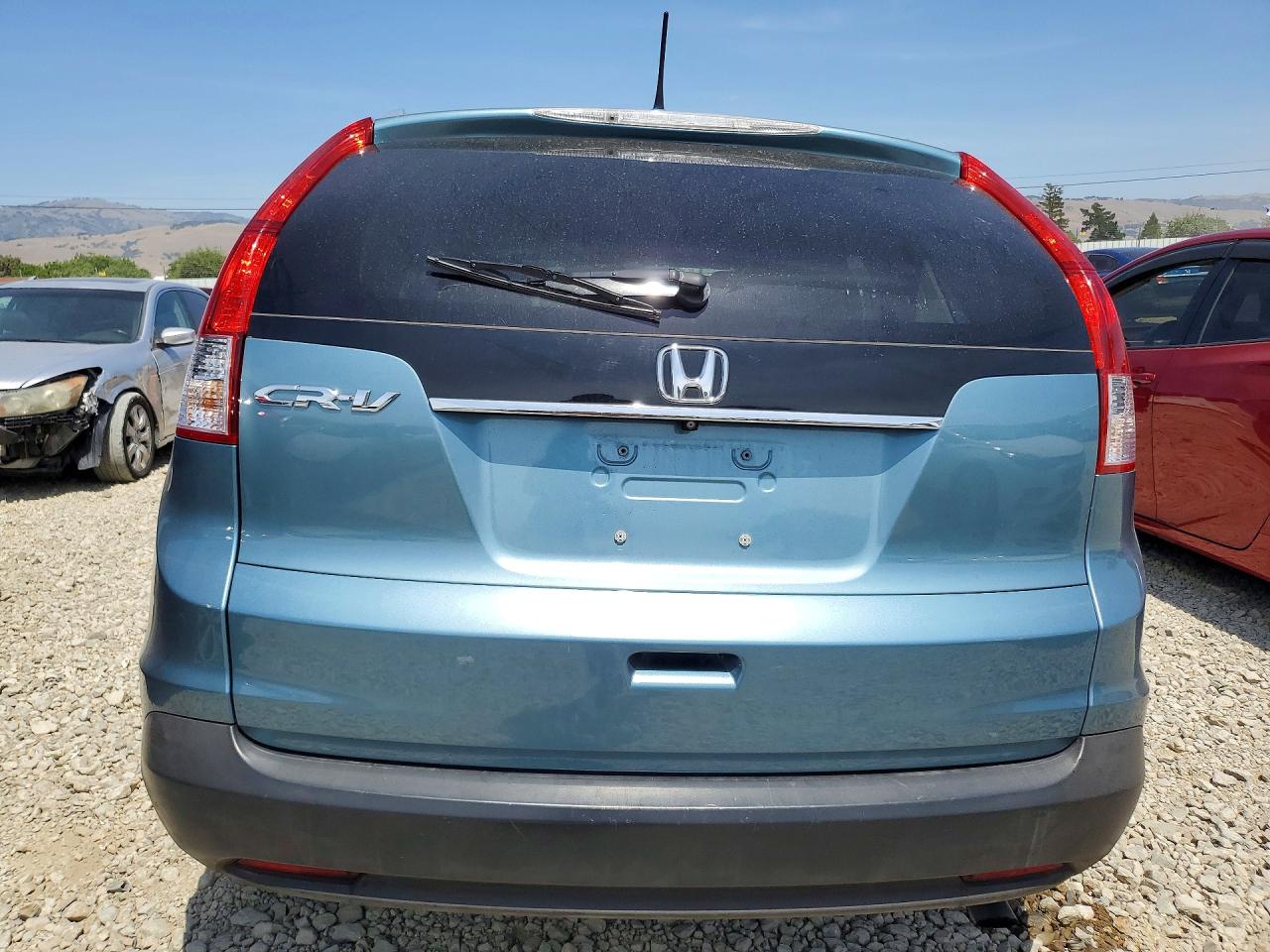 2014 Honda Cr-v Exl Turquoise vin: 2HKRM3H7XEH552940