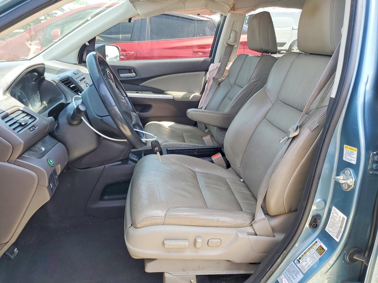 2014 Honda Cr-v Exl Turquoise vin: 2HKRM3H7XEH552940