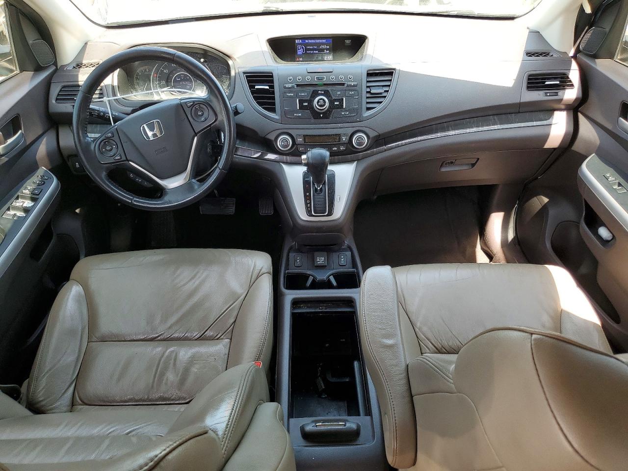 2014 Honda Cr-v Exl Turquoise vin: 2HKRM3H7XEH552940