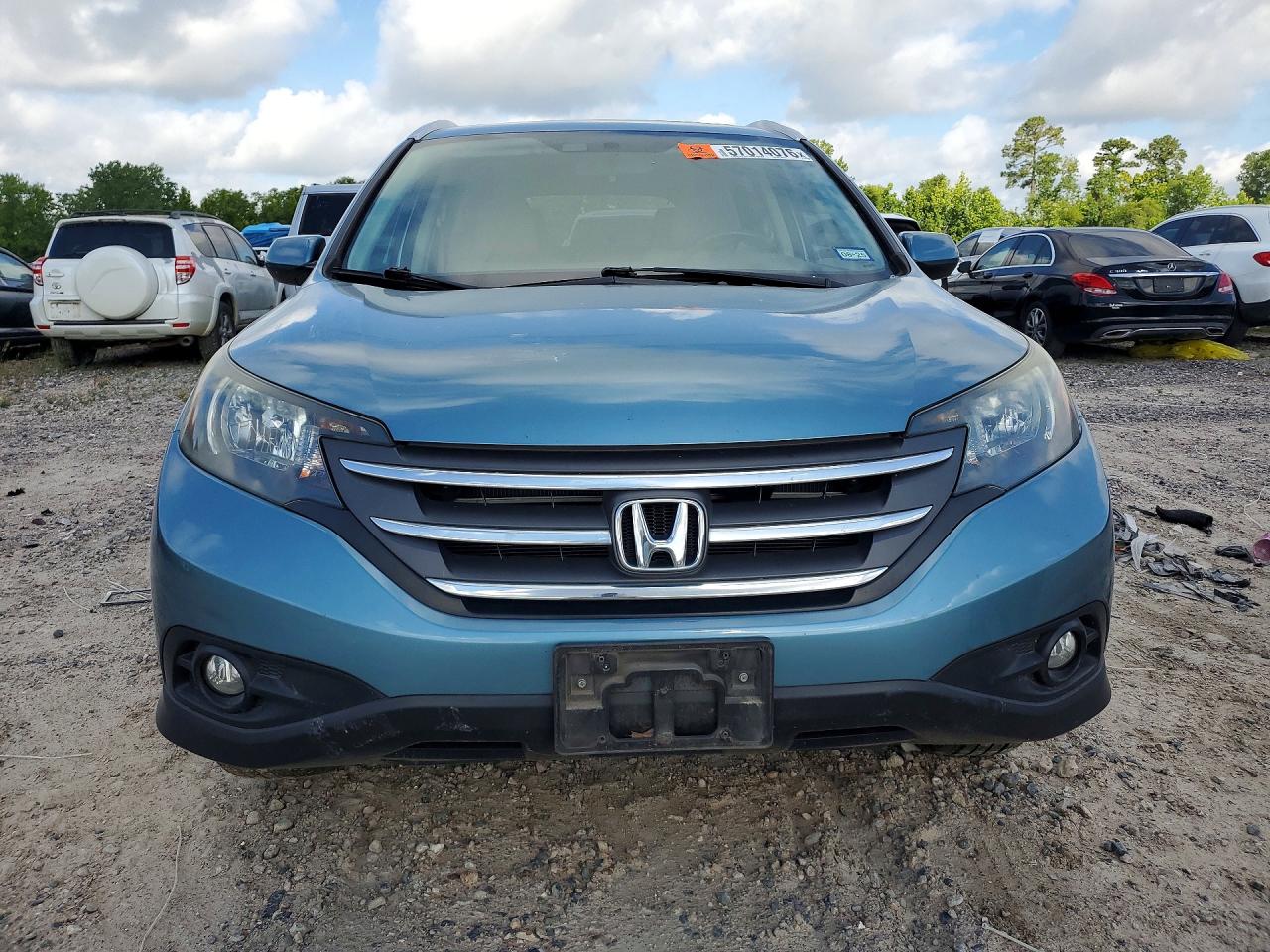 2014 Honda Cr-v Exl Teal vin: 2HKRM3H7XEH557121