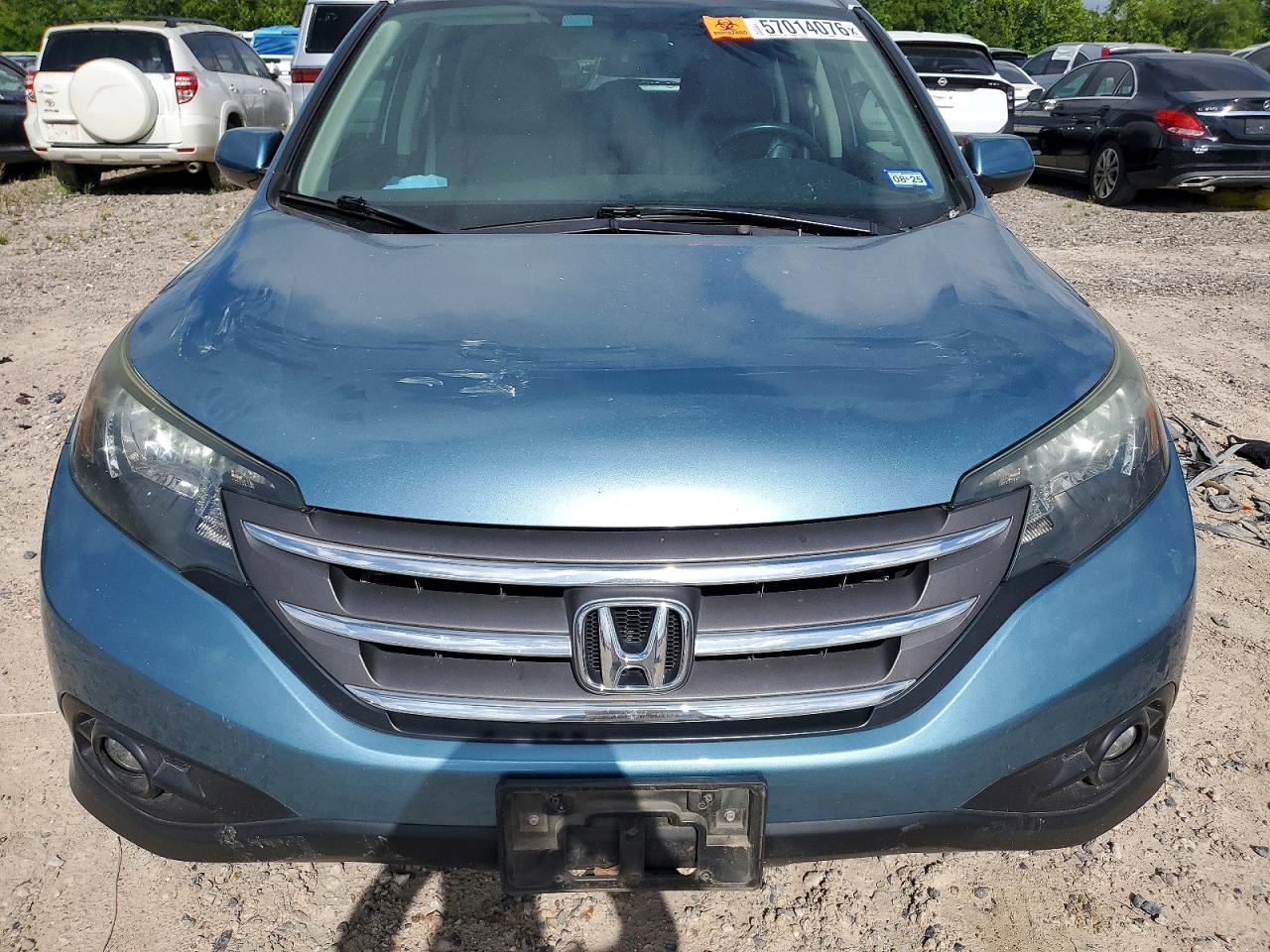 2014 Honda Cr-v Exl Teal vin: 2HKRM3H7XEH557121