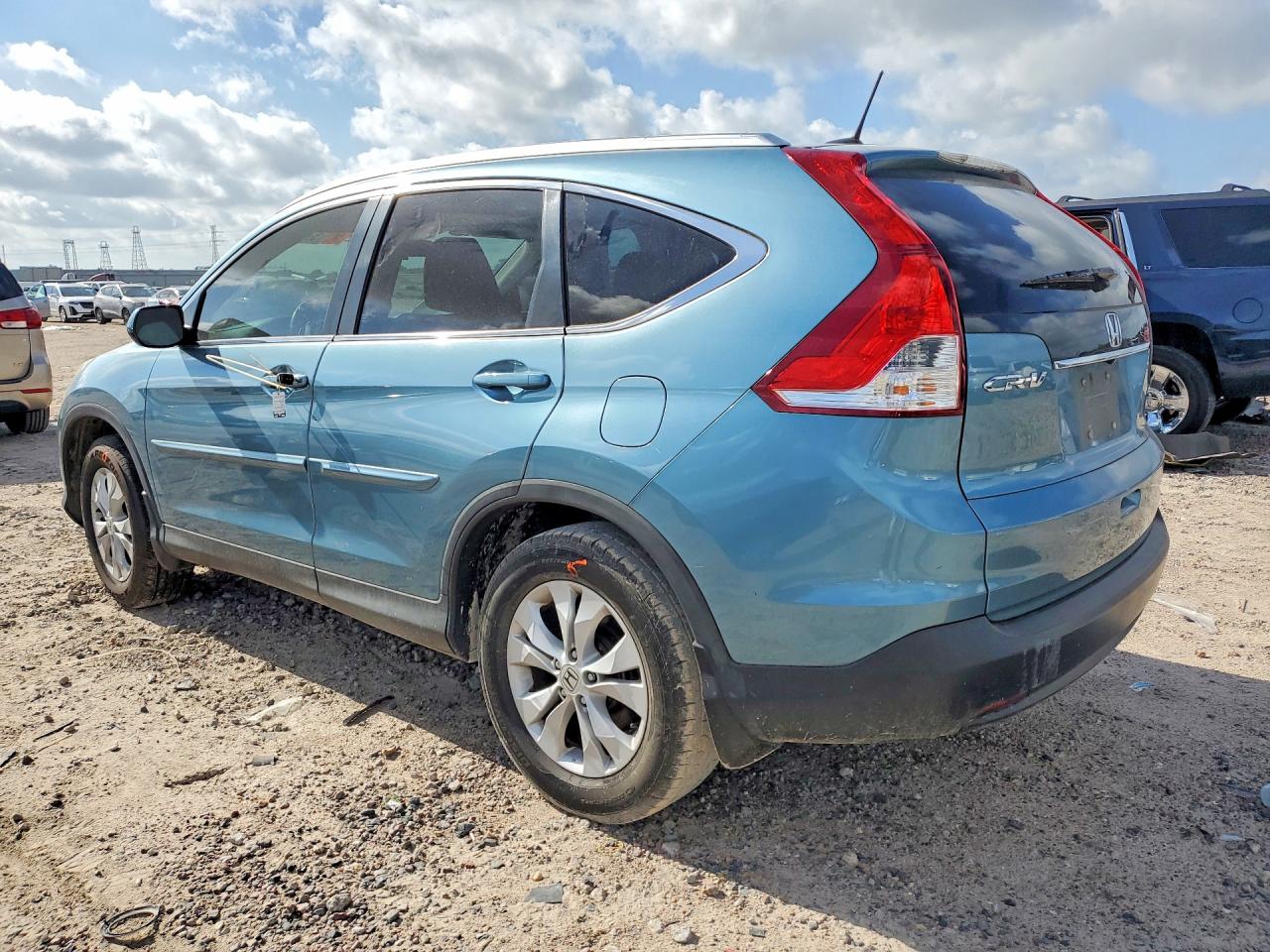 2014 Honda Cr-v Exl Teal vin: 2HKRM3H7XEH557121