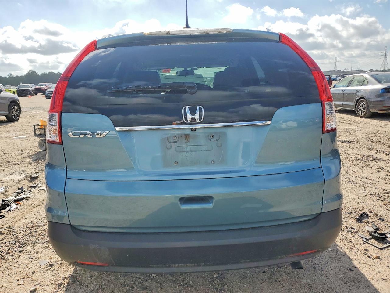 2014 Honda Cr-v Exl Teal vin: 2HKRM3H7XEH557121