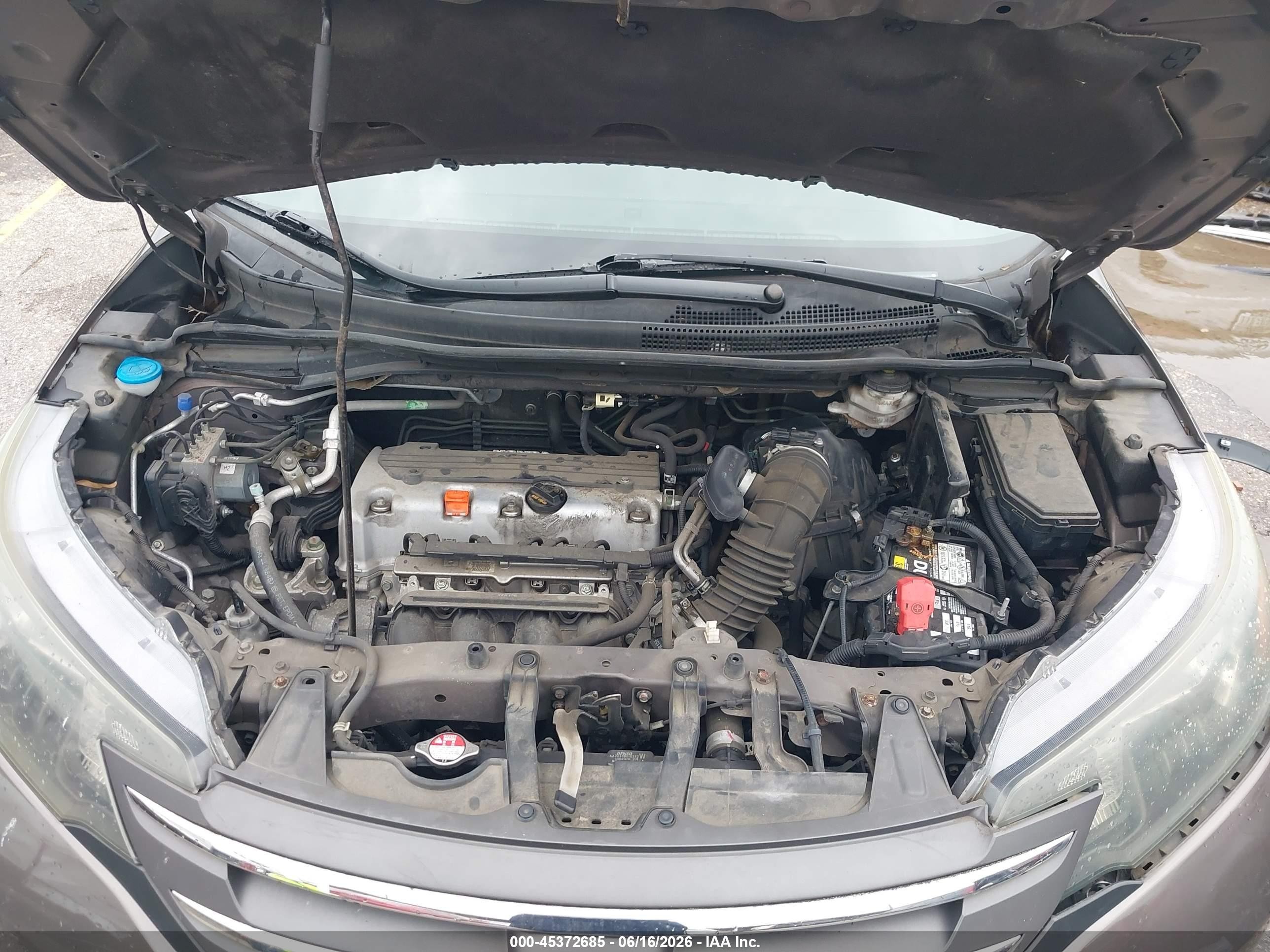 2014 Honda Cr-v Ex-l Brown vin: 2HKRM3H7XEH566319