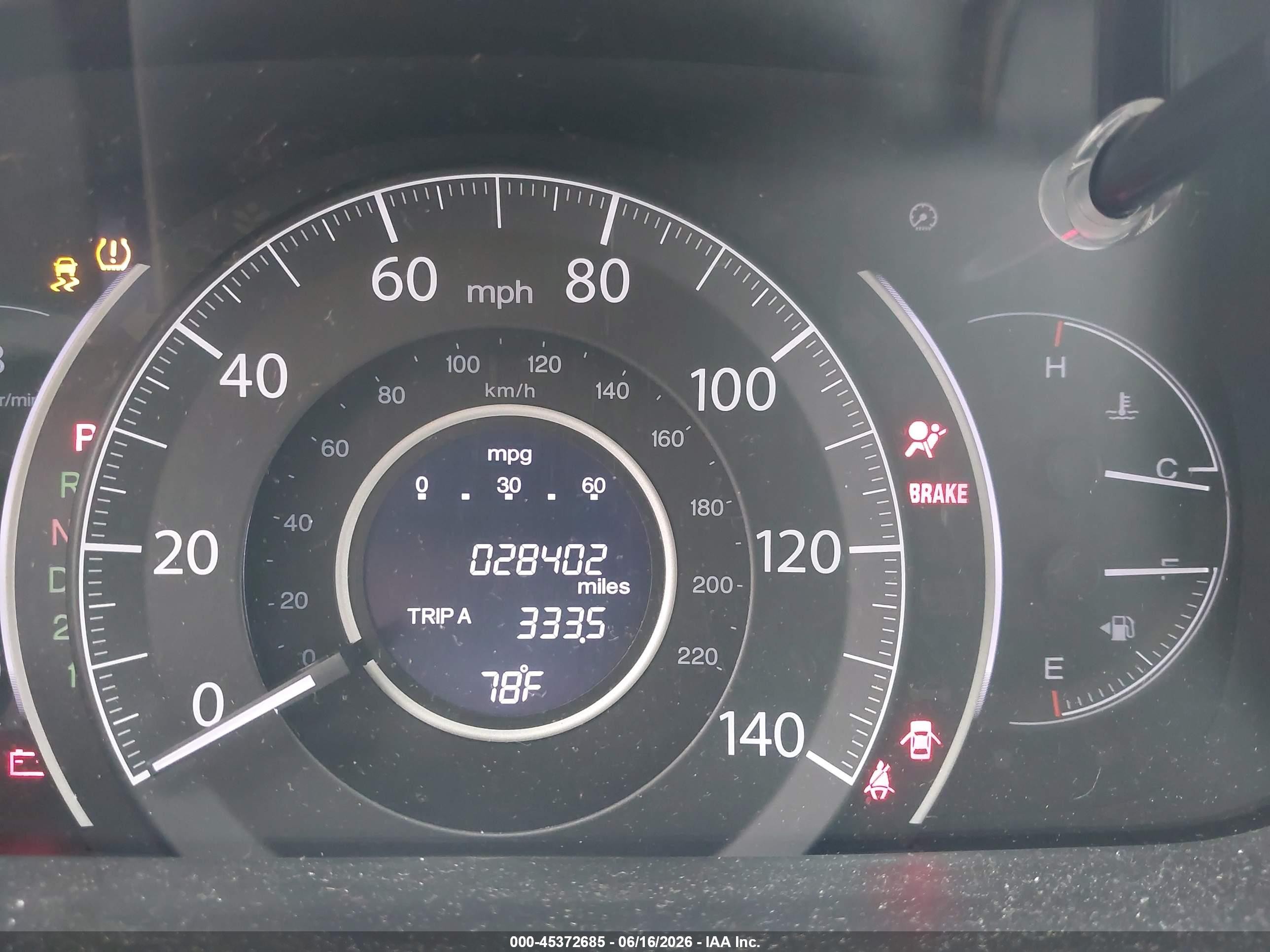 2014 Honda Cr-v Ex-l Brown vin: 2HKRM3H7XEH566319