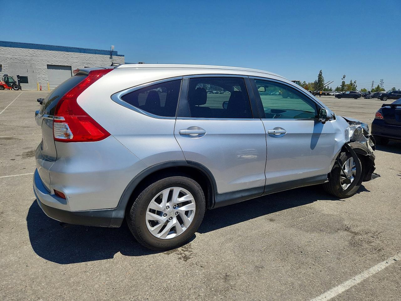 2015 Honda Cr-v Exl Silver vin: 2HKRM3H7XFH505005