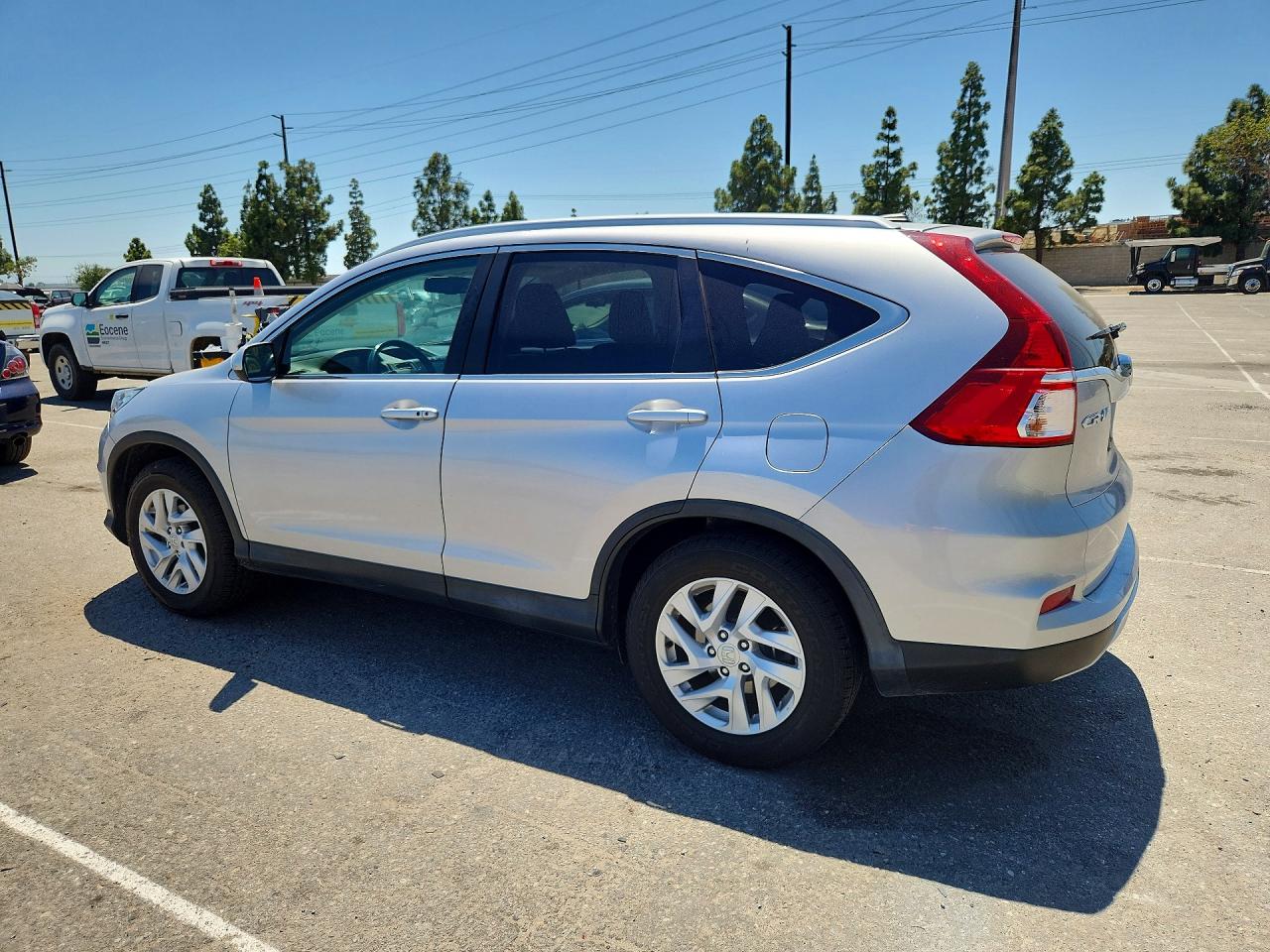 2015 Honda Cr-v Exl Silver vin: 2HKRM3H7XFH505005