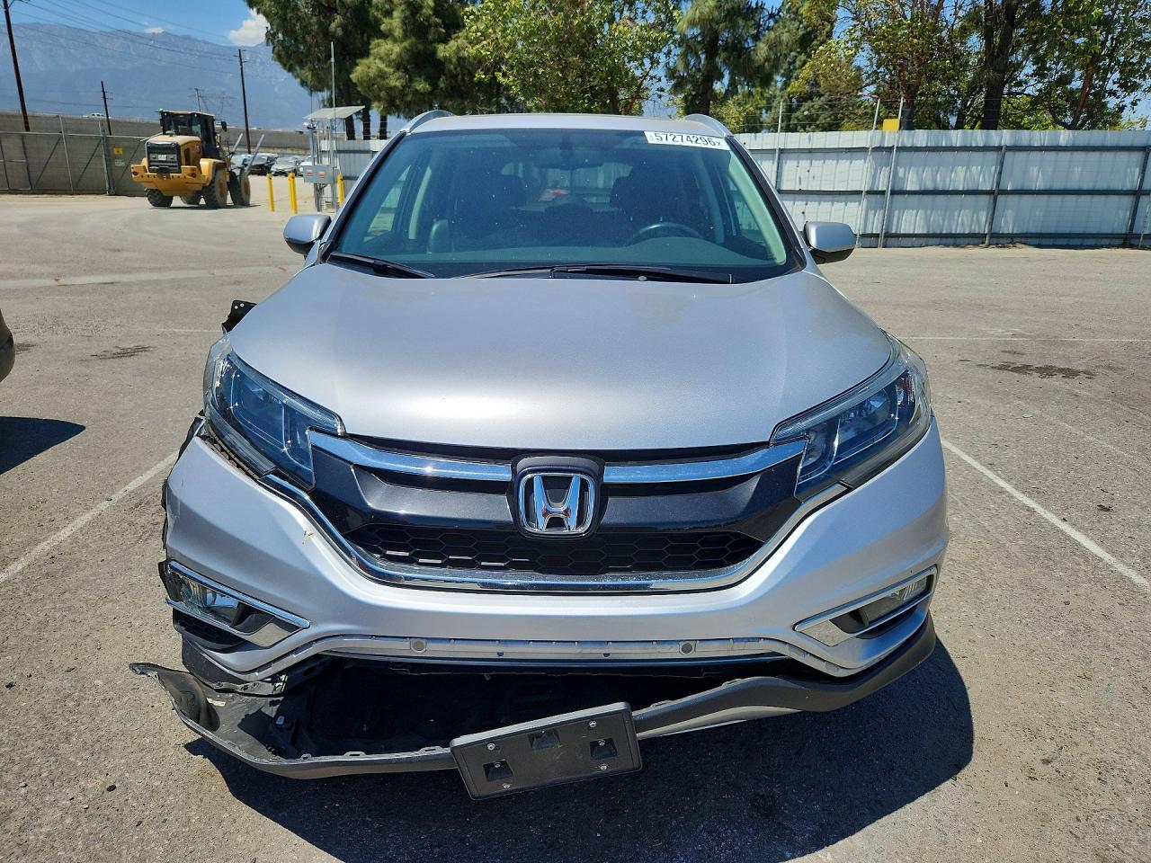 2015 Honda Cr-v Exl Silver vin: 2HKRM3H7XFH505005