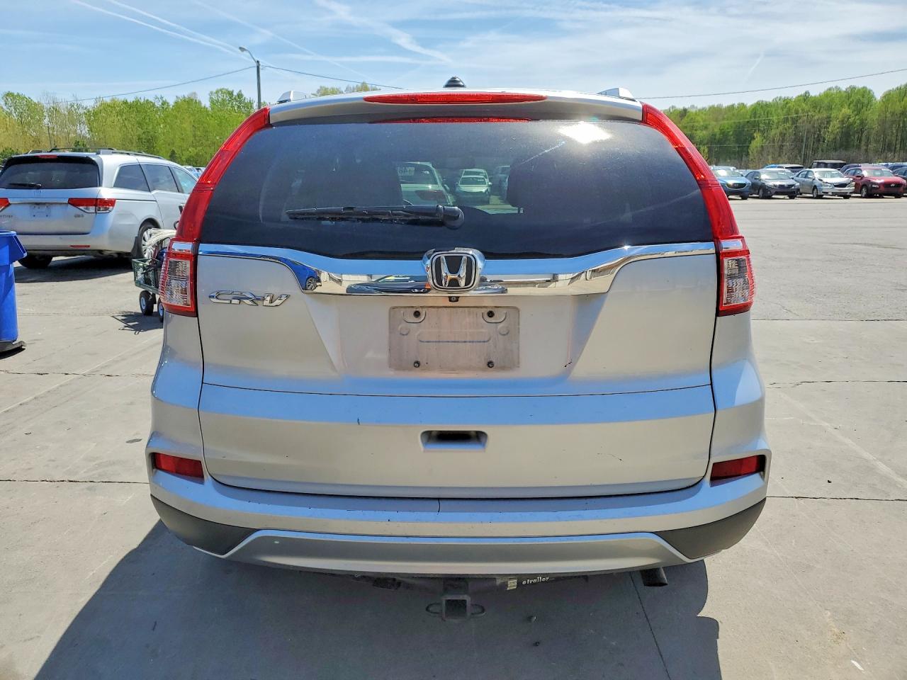 2015 Honda Cr-v Exl Silver vin: 2HKRM3H7XFH521592