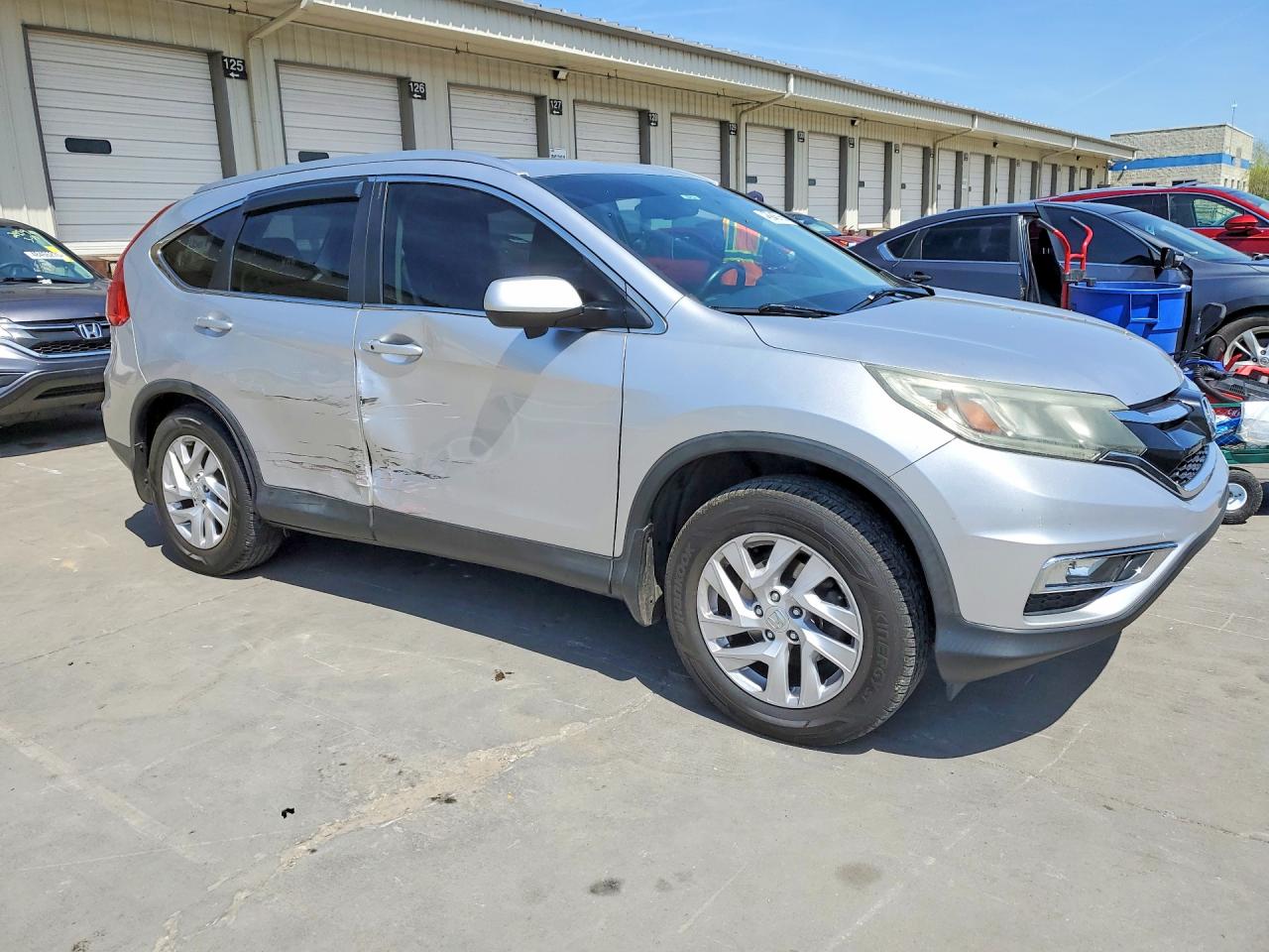 2015 Honda Cr-v Exl Silver vin: 2HKRM3H7XFH521592