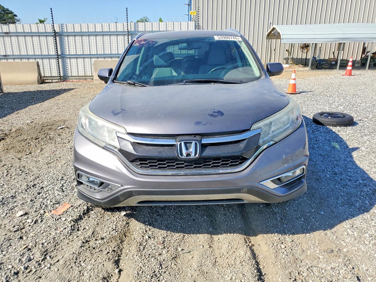 2015 Honda Cr-v Exl Gray vin: 2HKRM3H7XFH522869