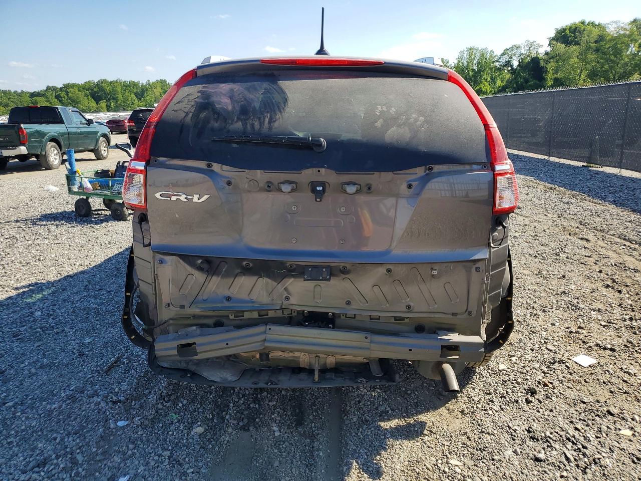 2015 Honda Cr-v Exl Gray vin: 2HKRM3H7XFH522869