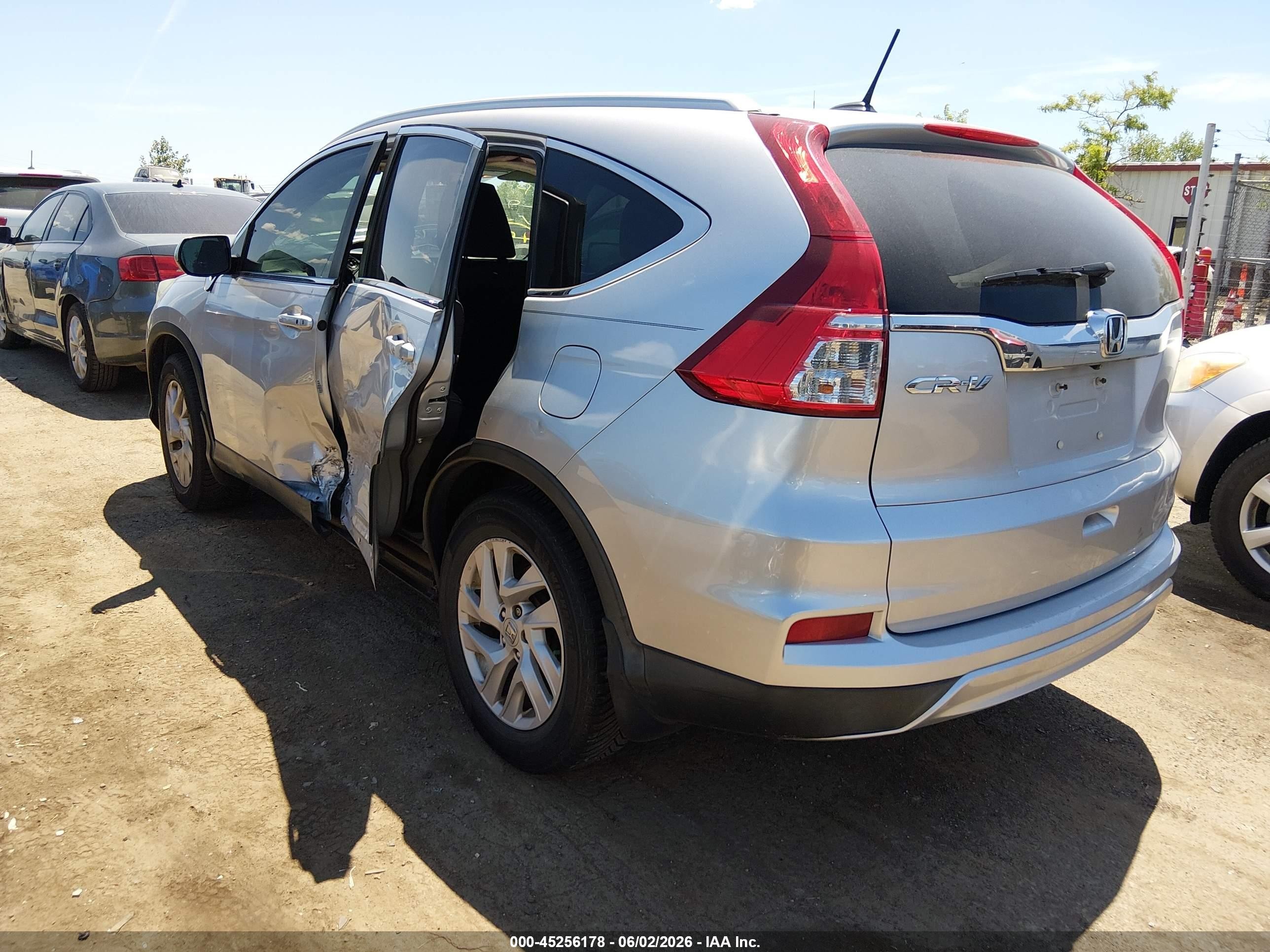 2016 Honda Cr-v Ex-l Silver vin: 2HKRM3H7XGH543285