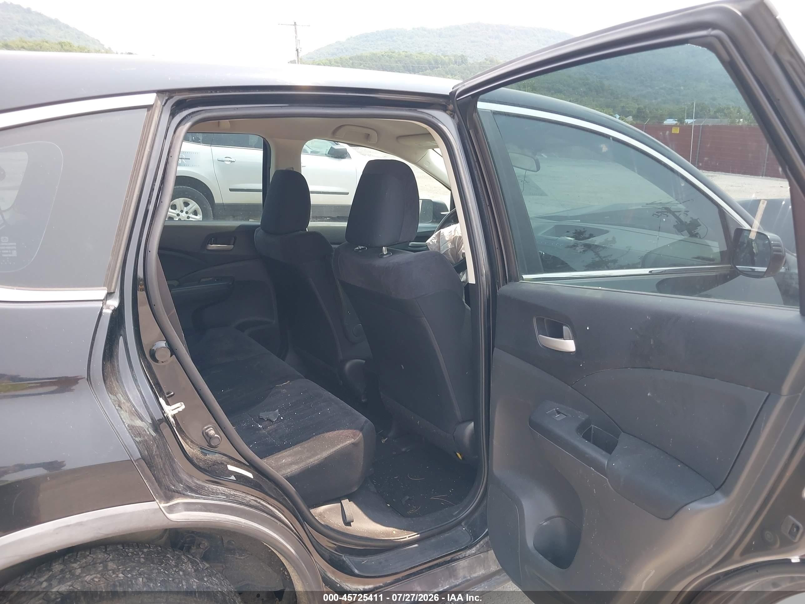 2012 Honda Cr-v Lx Black vin: 2HKRM4H30CH603359