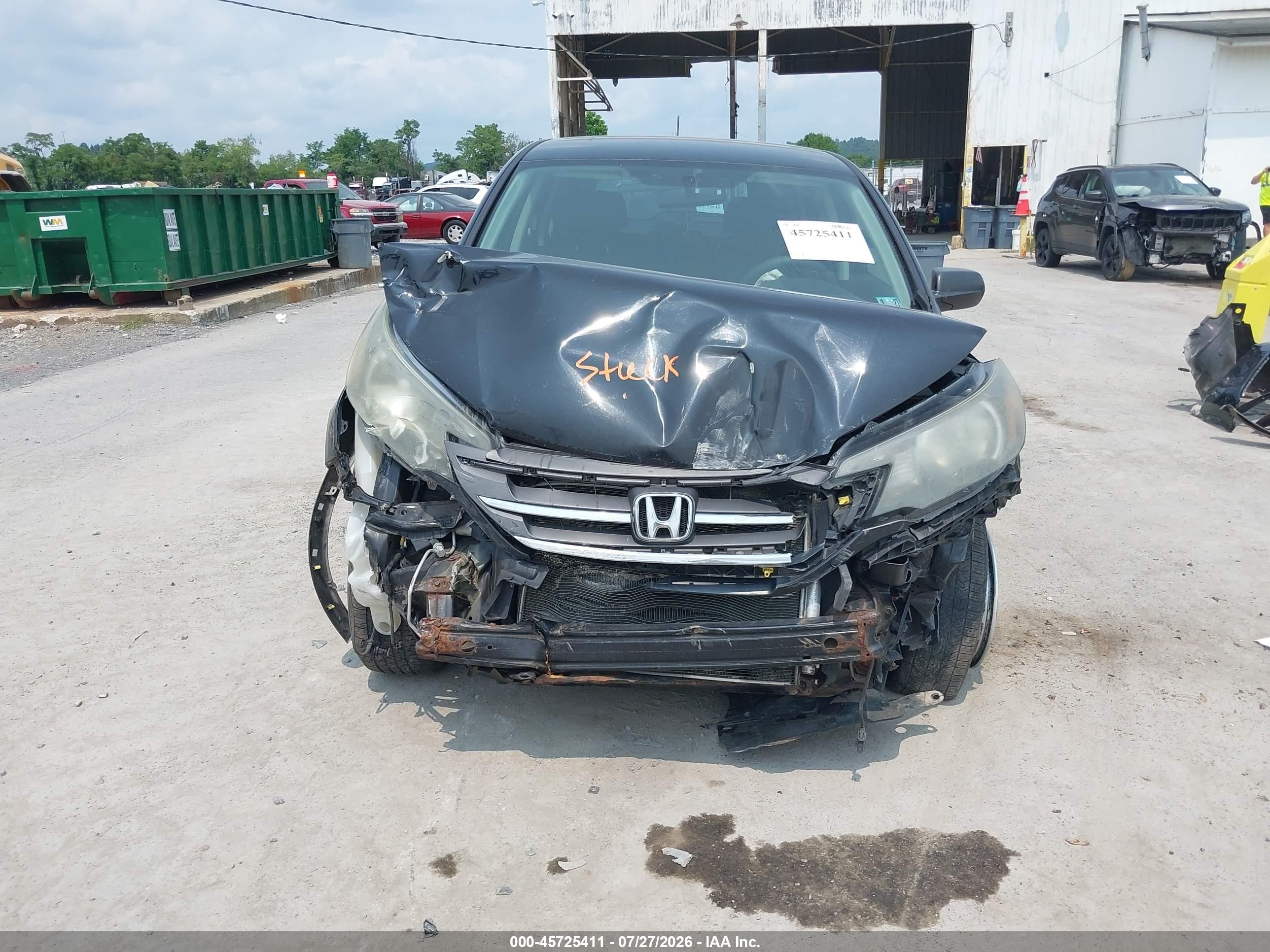 2012 Honda Cr-v Lx Black vin: 2HKRM4H30CH603359