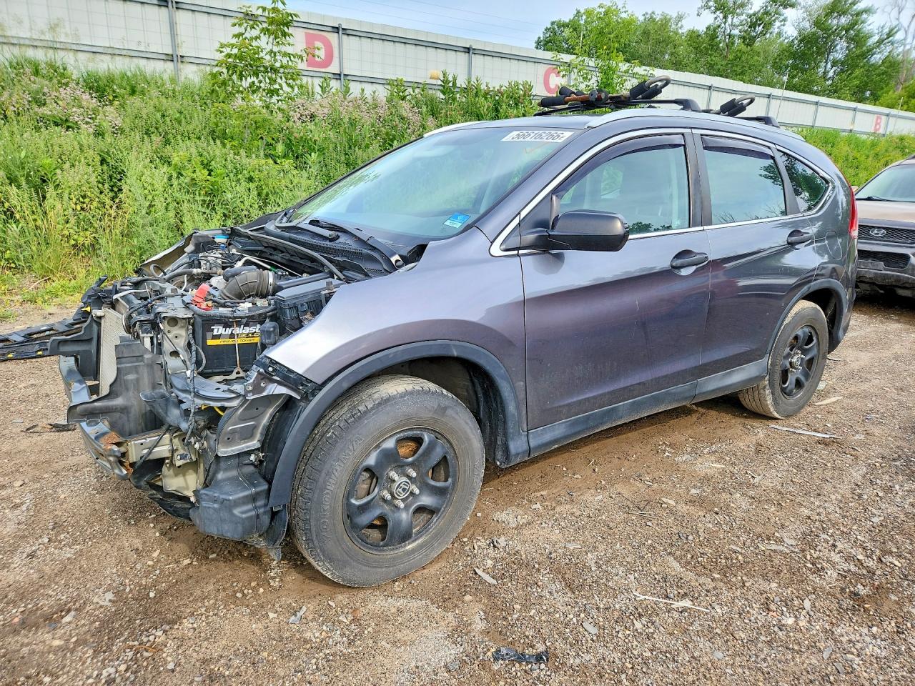 2012 Honda Cr-v Lx Серый vin: 2HKRM4H30CH620744