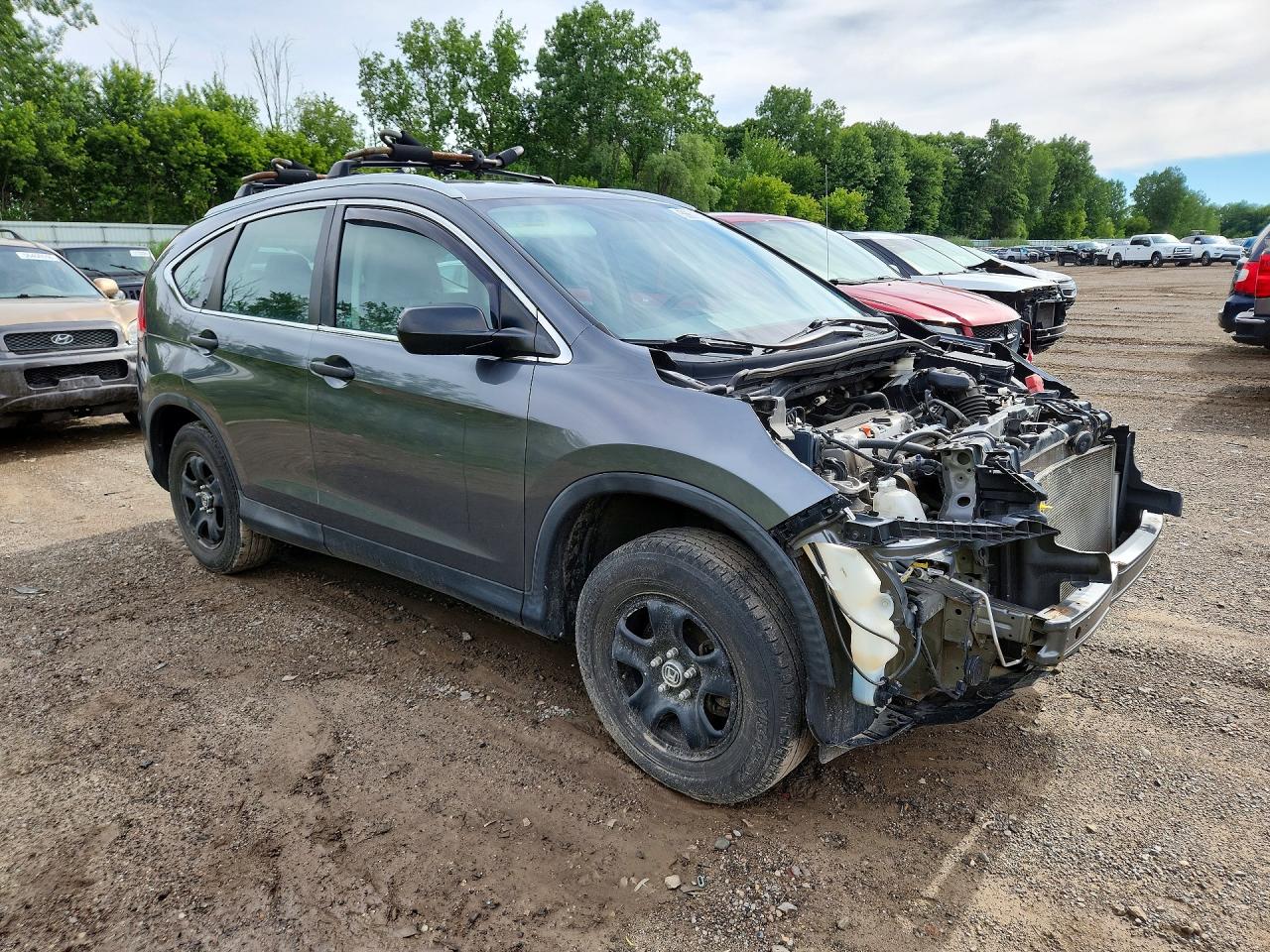 2012 Honda Cr-v Lx Серый vin: 2HKRM4H30CH620744